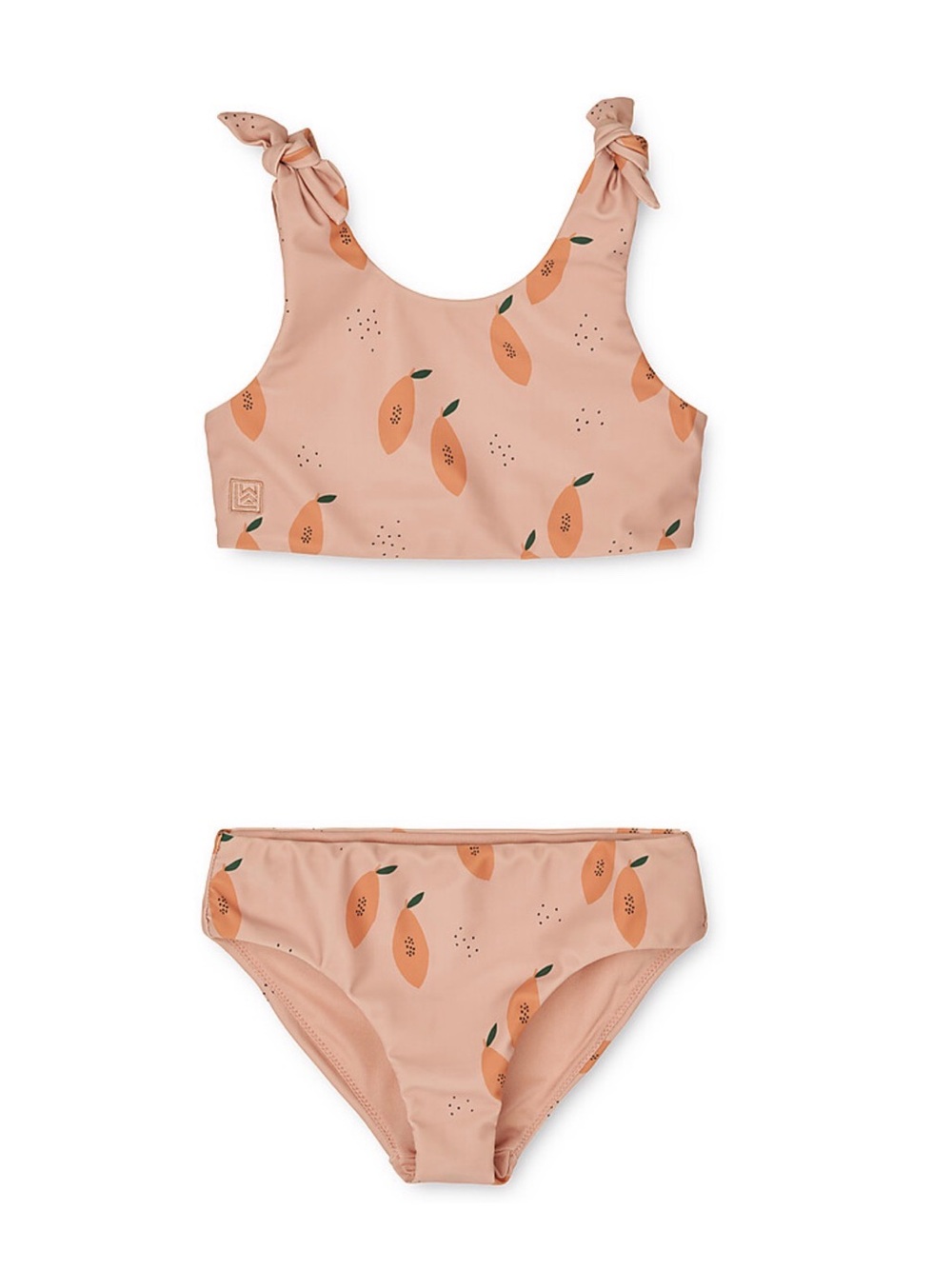 Brand new Liewood Bow Bikini Set - Papaya Pale Tuscany kids size 10 (140)
